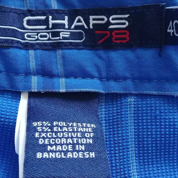 "CHAPS GOLF 78" SHORTS SIZE 40 - Picture 7 of 9